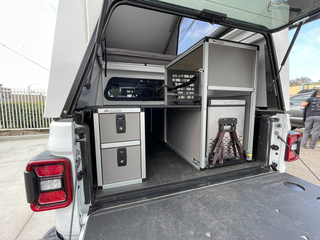 Goose Gear Goose Gear Camper System - Midsize and Full Size - Passenger Side Rear Icebox Module