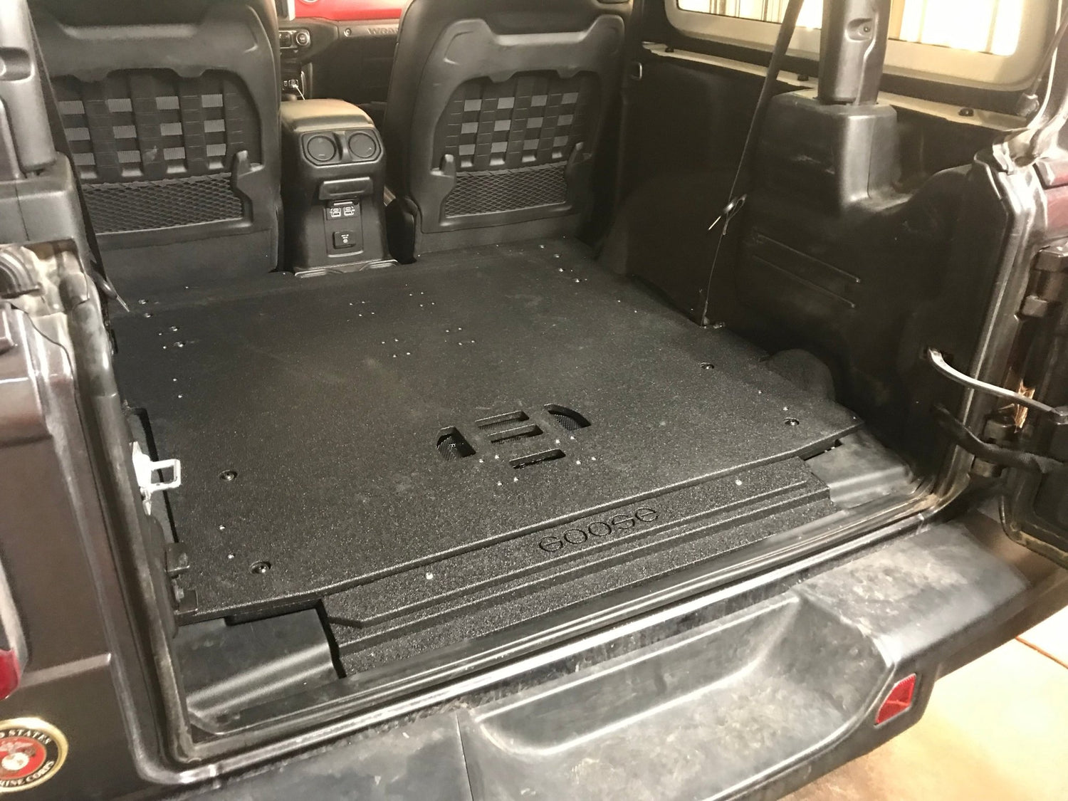 Goose Gear Jeep Wrangler 2018-Present JL 2 Door - Rear Plate System