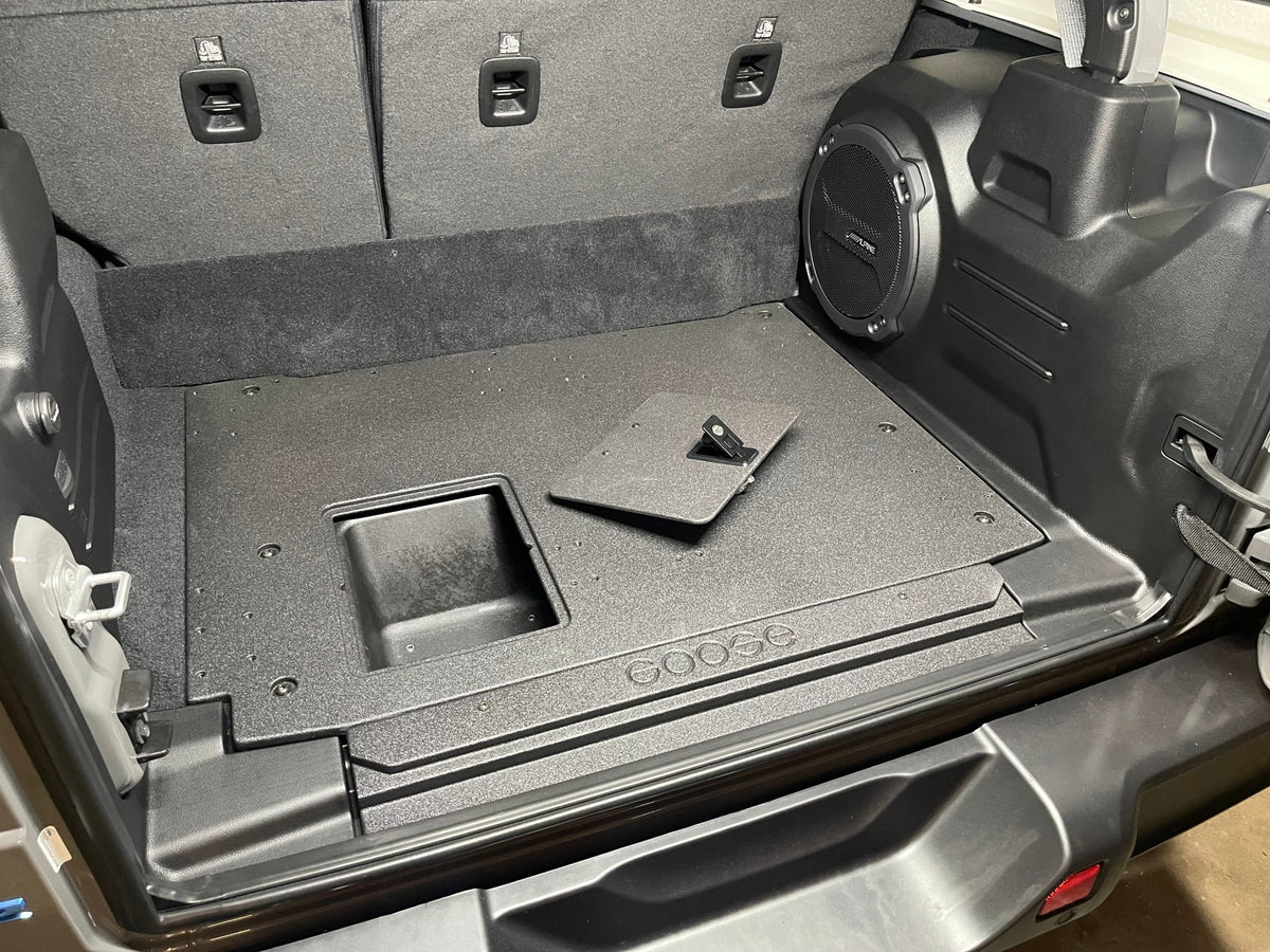 Jeep 4xe Rear Plate System | Interior Cargo Storage Base | Goose Gear