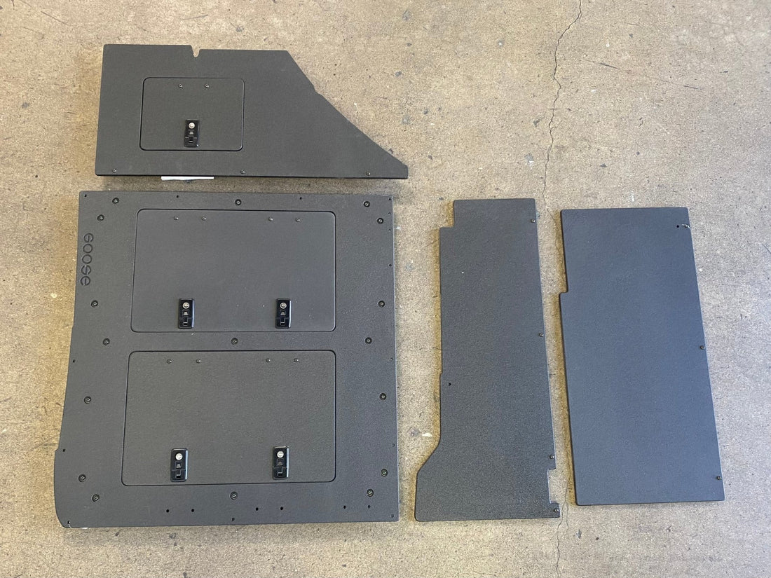 Goose Gear SAD - Toyota Land Cruiser 2008-2021 200 Series - Second Row Seat Delete Plate System - Module Height Platform