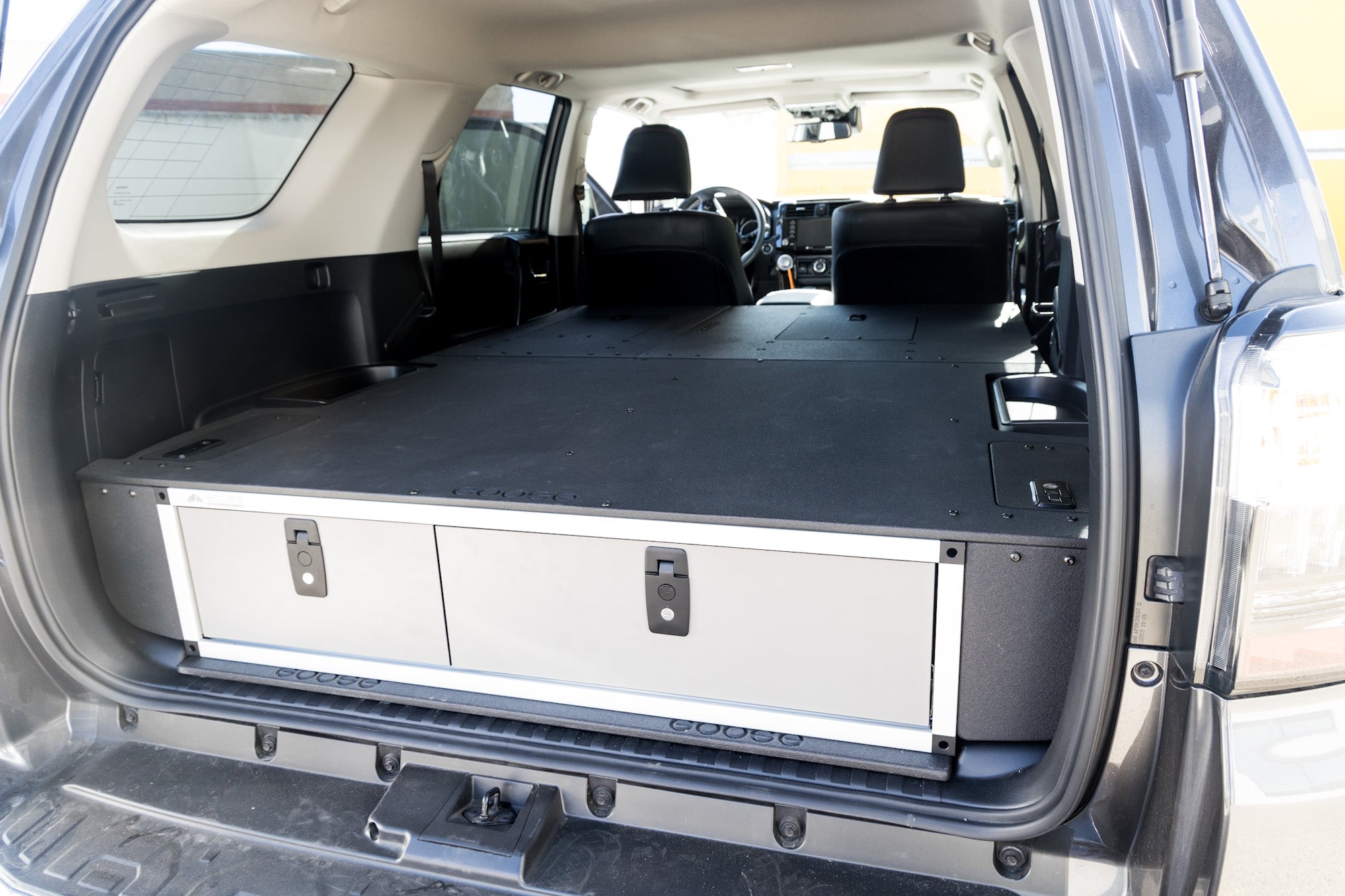 Goose Gear Stealth Sleep and Storage Package with Fitted Top Plate for Toyota 4Runner 2010-Present 5th Gen.