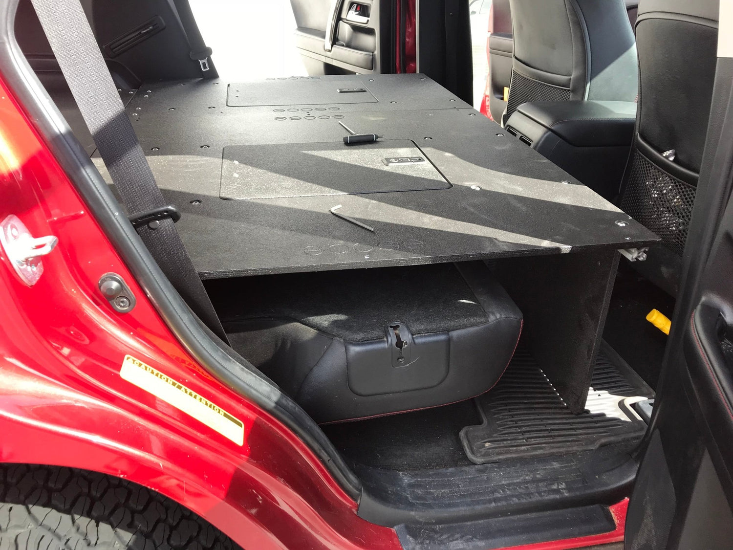 Goose Gear Toyota 4Runner 2010-Present 5th Gen. - Second Row Seat Delete Plate System - Module Height